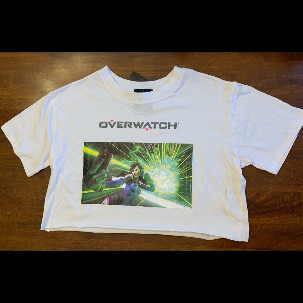Blizzard Overwatch cropped tee New!